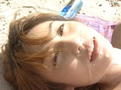 Hot Asian Newborn Mami Gets Fucked and Facialized on the Beach